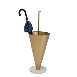 KARE Design Schirmstander Singing In The Rain Gold- Kleinmöbel & Sonstiges