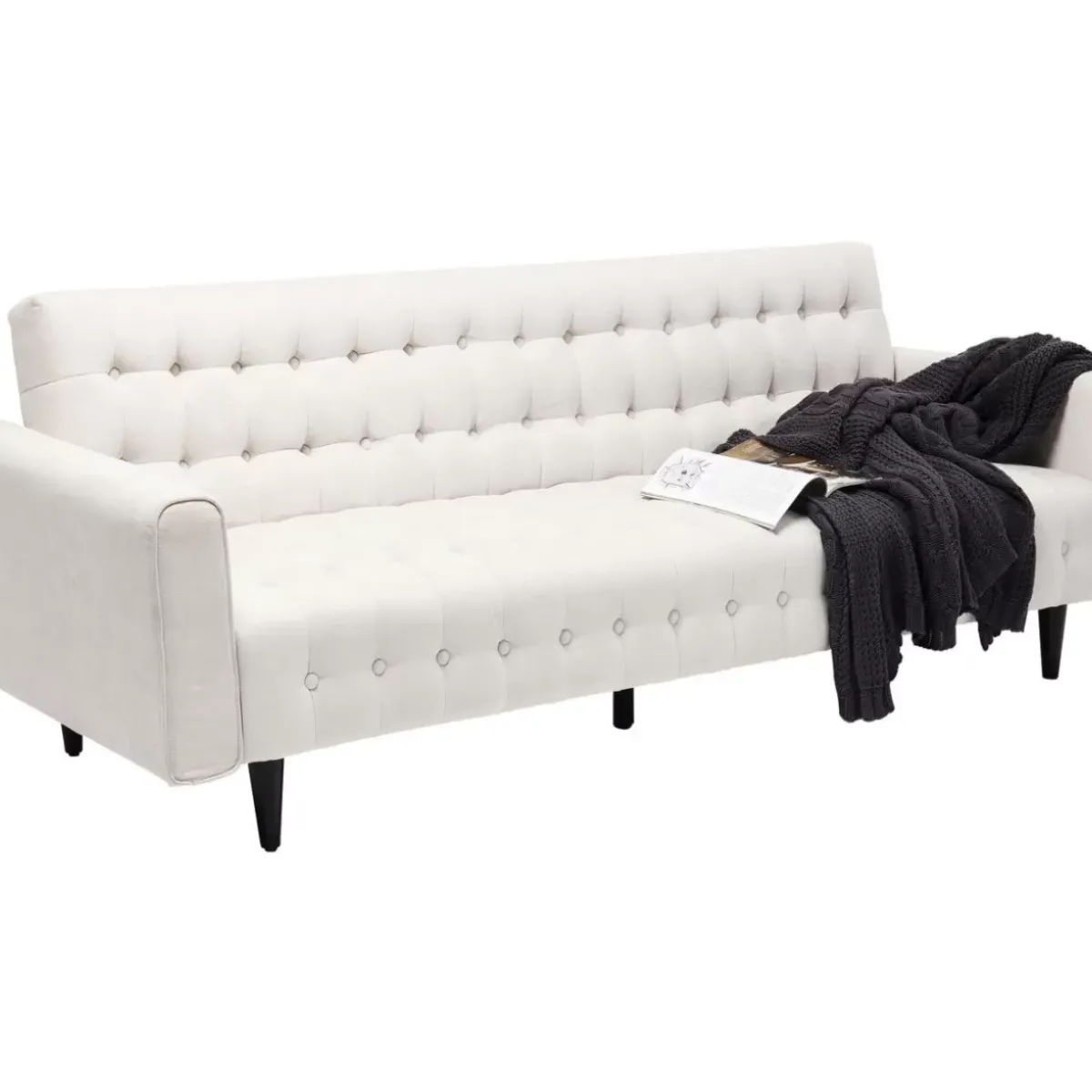 KARE Design Schlafsofa Milchbar Beige 219Cm- Sofas & Couches