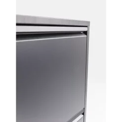 KARE Design Schuhkipper Caruso 3-Er Anthrazit (Mo)- Kleinmöbel & Sonstiges