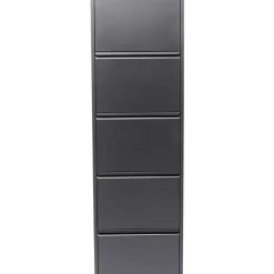 KARE Design Schuhkipper Caruso 5-Er Anthrazit- Kleinmöbel & Sonstiges