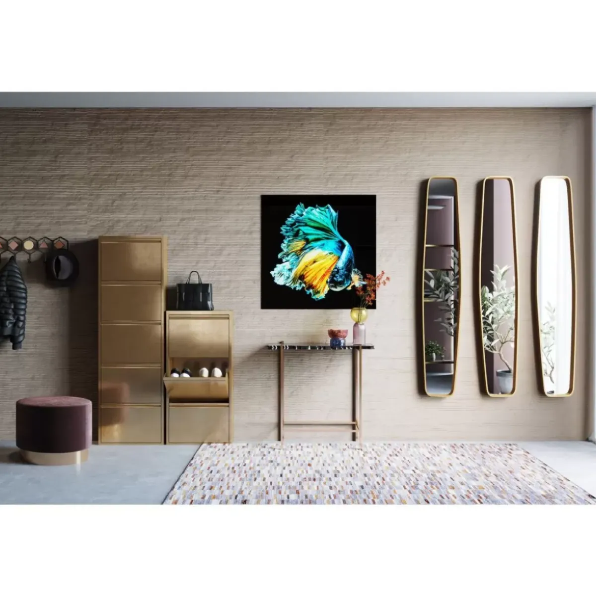 KARE Design Schuhkipper Caruso 3-Er Bronze (Mo)- Kleinmöbel & Sonstiges