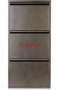 KARE Design Schuhkipper Caruso 3-Er Bronze- Kleinmöbel & Sonstiges