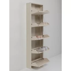 KARE Design Schuhkipper Caruso 5-Er Creme- Kleinmöbel & Sonstiges