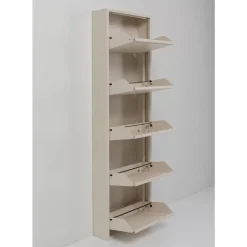 KARE Design Schuhkipper Caruso 5-Er Creme- Kleinmöbel & Sonstiges