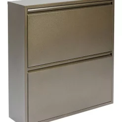 KARE Design Schuhkipper Caruso 2-Er Doppel Bronze- Kleinmöbel & Sonstiges