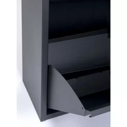 KARE Design Schuhkipper Caruso 2-Er Doppel Anthrazit- Kleinmöbel & Sonstiges