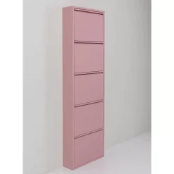 KARE Design Schuhkipper Caruso 5-Er Rosa- Kleinmöbel & Sonstiges