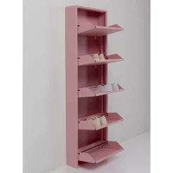KARE Design Schuhkipper Caruso 5-Er Rosa- Kleinmöbel & Sonstiges