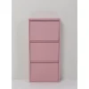 KARE Design Schuhkipper Caruso 3-Er Rosa- Kleinmöbel & Sonstiges