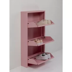KARE Design Schuhkipper Caruso 3-Er Rosa- Kleinmöbel & Sonstiges