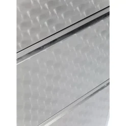 KARE Design Schuhkipper Caruso 3-Er Silber/Geflext- Kleinmöbel & Sonstiges