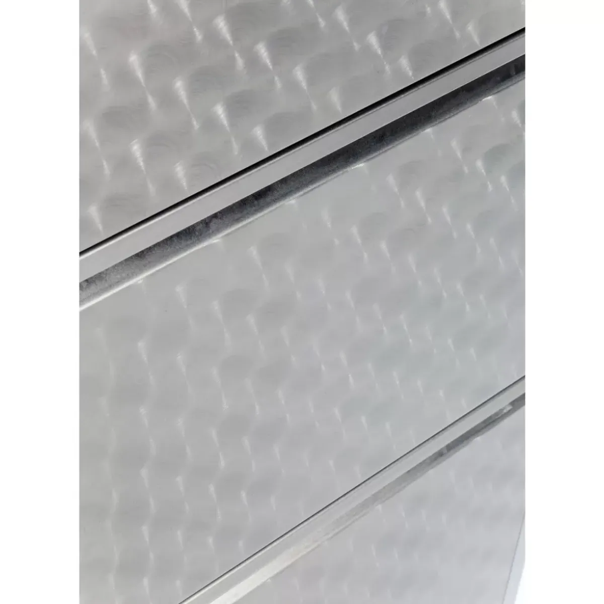 KARE Design Schuhkipper Caruso 3-Er Silber/Geflext- Kleinmöbel & Sonstiges