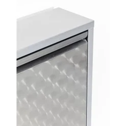 KARE Design Schuhkipper Caruso 3-Er Silber/Geflext (Mo)- Kleinmöbel & Sonstiges