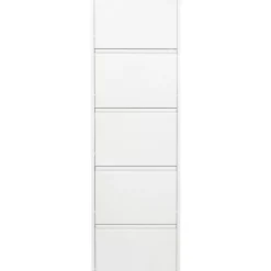 KARE Design Schuhkipper Caruso 5-Er Weiss- Kleinmöbel & Sonstiges