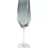 KARE Design Sektglas Diamond Smoke- Geschirr & Tischaccessoires