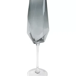 KARE Design Sektglas Diamond Smoke- Geschirr & Tischaccessoires
