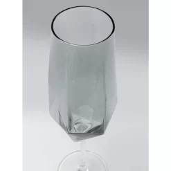 KARE Design Sektglas Diamond Smoke- Geschirr & Tischaccessoires