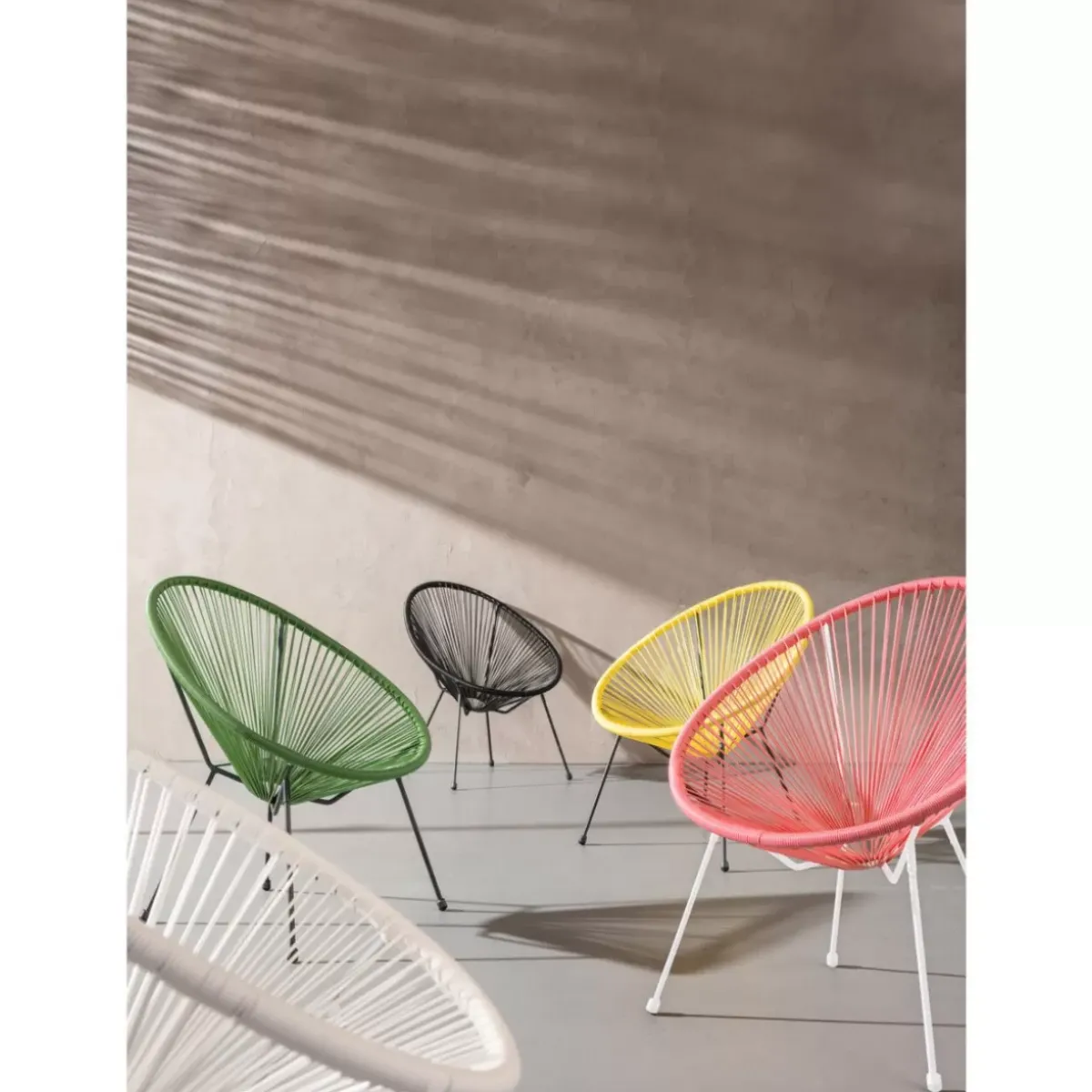 KARE Design Sessel Acapulco Cherry- Outdoormöbel