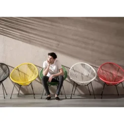 KARE Design Sessel Acapulco Cherry- Outdoormöbel