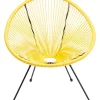 KARE Design Sessel Acapulco Gelb- Outdoormöbel