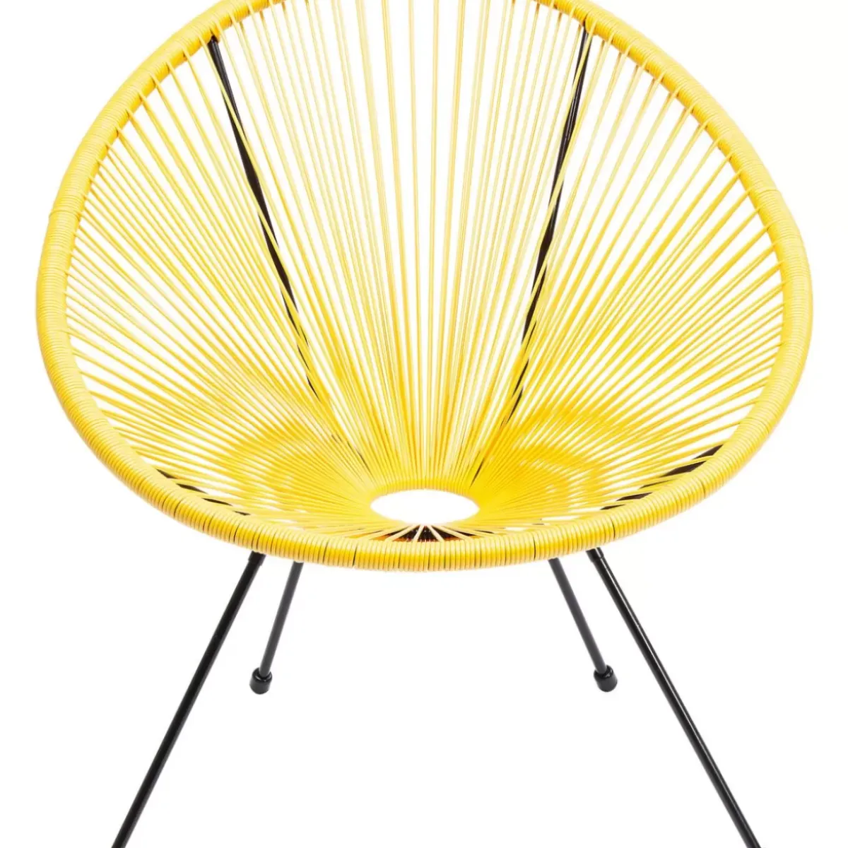 KARE Design Sessel Acapulco Gelb- Outdoormöbel
