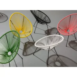 KARE Design Sessel Acapulco Gelb- Outdoormöbel