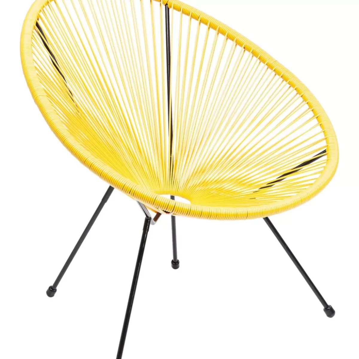 KARE Design Sessel Acapulco Gelb- Outdoormöbel