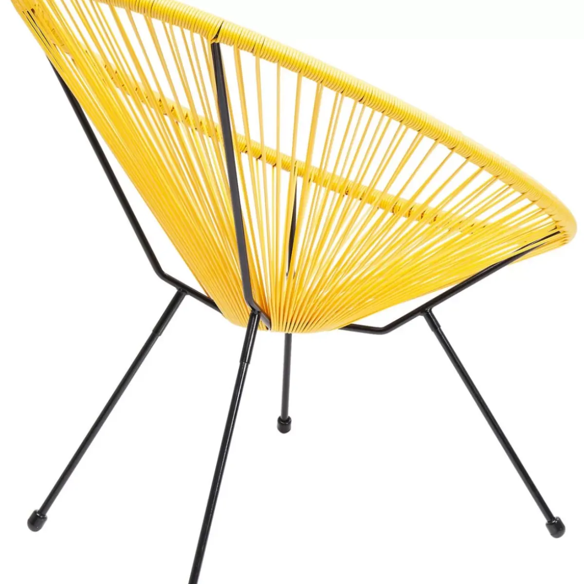 KARE Design Sessel Acapulco Gelb- Outdoormöbel