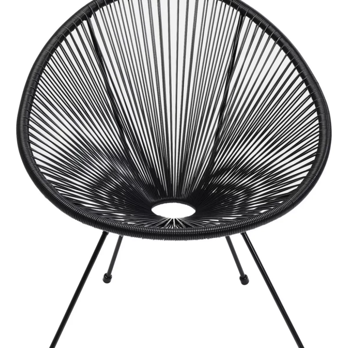 KARE Design Sessel Acapulco Schwarz- Outdoormöbel