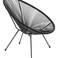 KARE Design Sessel Acapulco Schwarz- Outdoormöbel