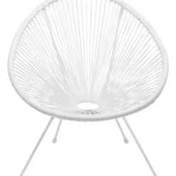 KARE Design Sessel Acapulco Weiss- Outdoormöbel