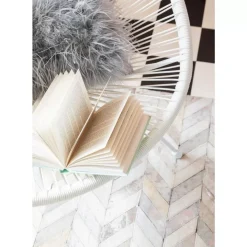 KARE Design Sessel Acapulco Weiss- Outdoormöbel