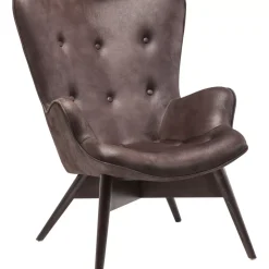 KARE Design Sessel Angels Wings Black Brown Eco- Sessel