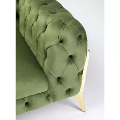 KARE Design Sessel Bellissima Velvet Grun 120Cm- Sessel