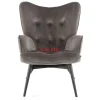 KARE Design Sessel Black Vicky Velvet Grau- Sessel