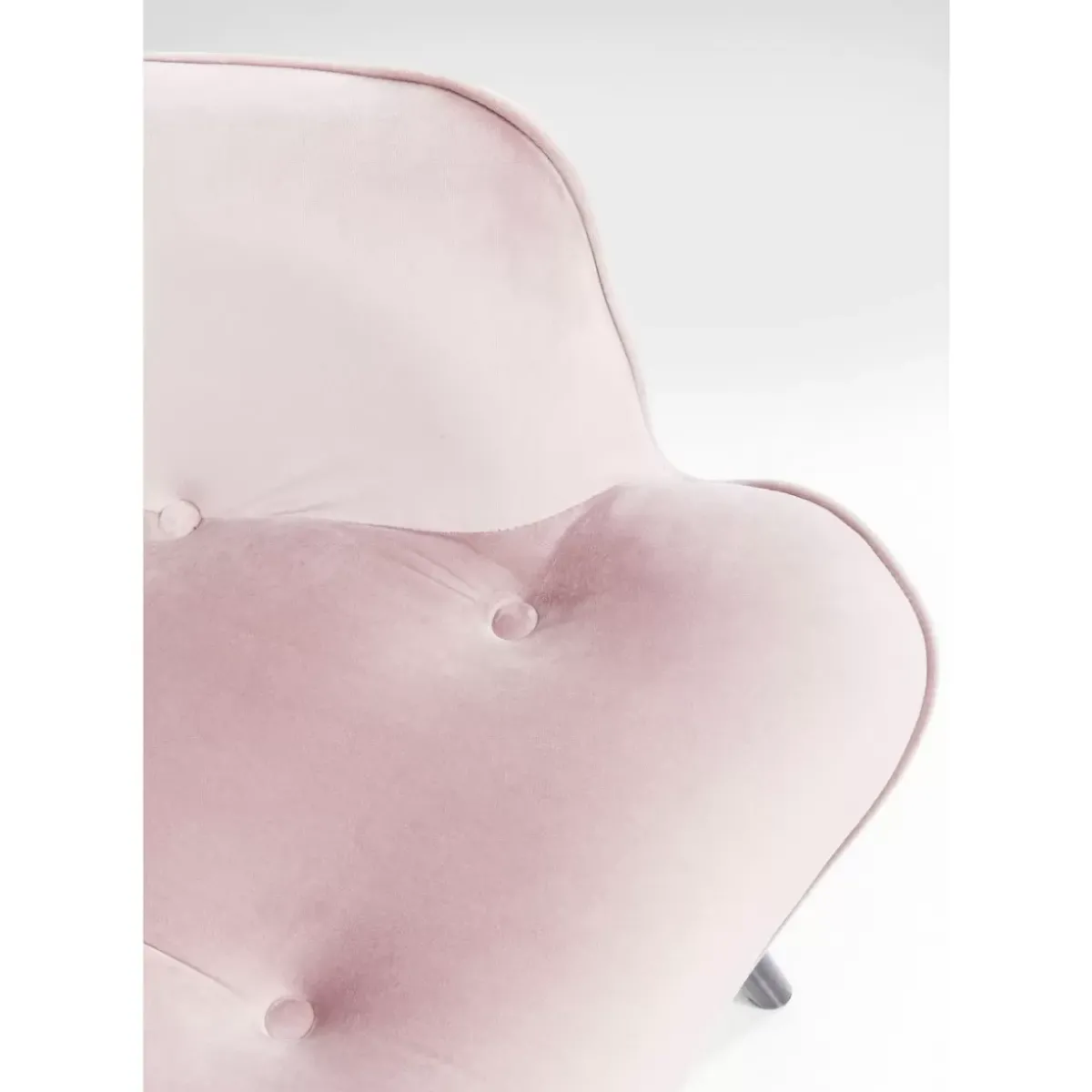 KARE Design Sessel Black Vicky Velvet Rose- Sessel