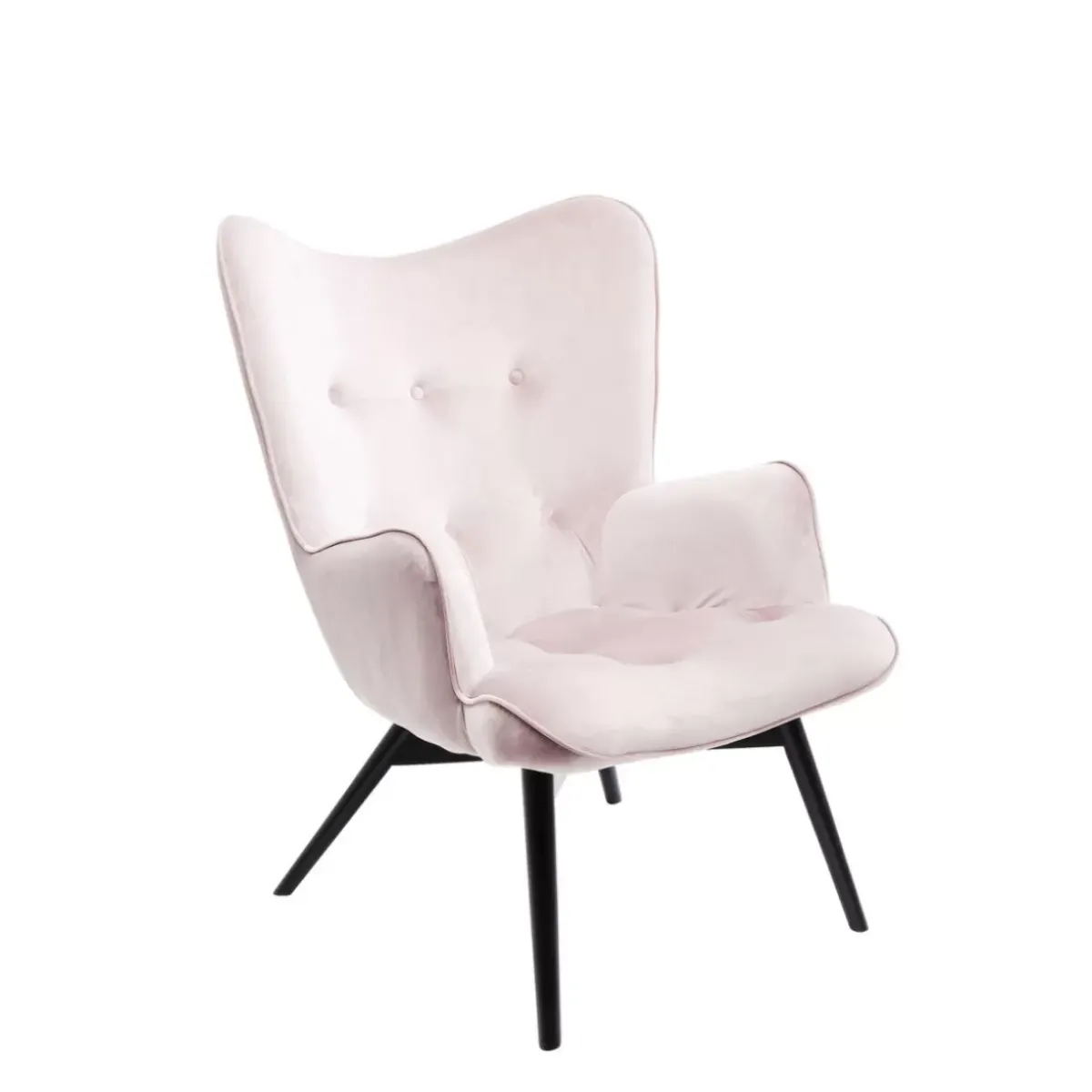 KARE Design Sessel Black Vicky Velvet Rose- Sessel