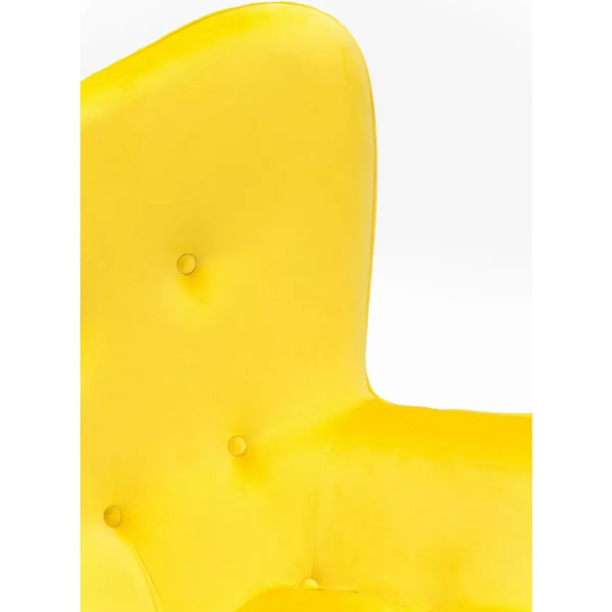 KARE Design Sessel Black Vicky Velvet Yellow- Sessel