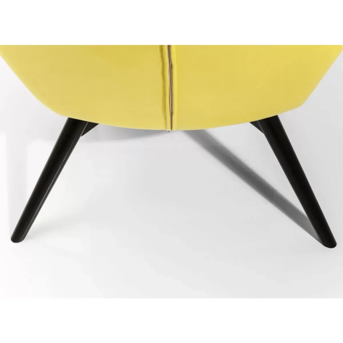 KARE Design Sessel Black Vicky Velvet Yellow- Sessel