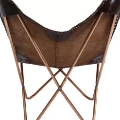 KARE Design Sessel Butterfly Braun- Sessel