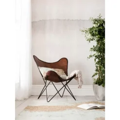 KARE Design Sessel Butterfly Brown Econo- Sessel