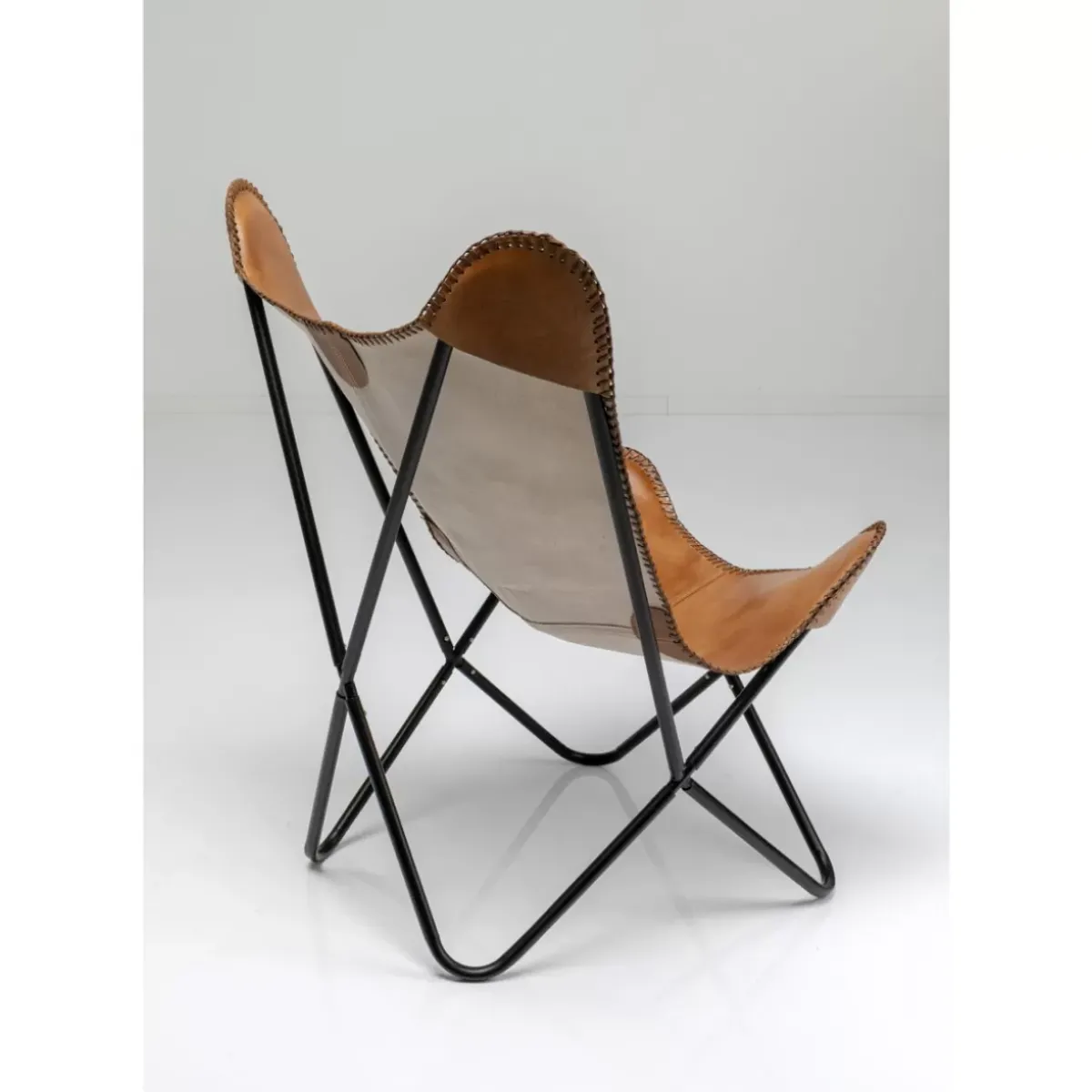 KARE Design Sessel California Leder Braun- Sessel