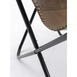 KARE Design Sessel California Leder Dunkelbraun- Sessel