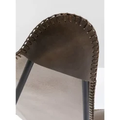 KARE Design Sessel California Leder Dunkelbraun- Sessel