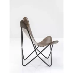 KARE Design Sessel California Leder Dunkelbraun- Sessel