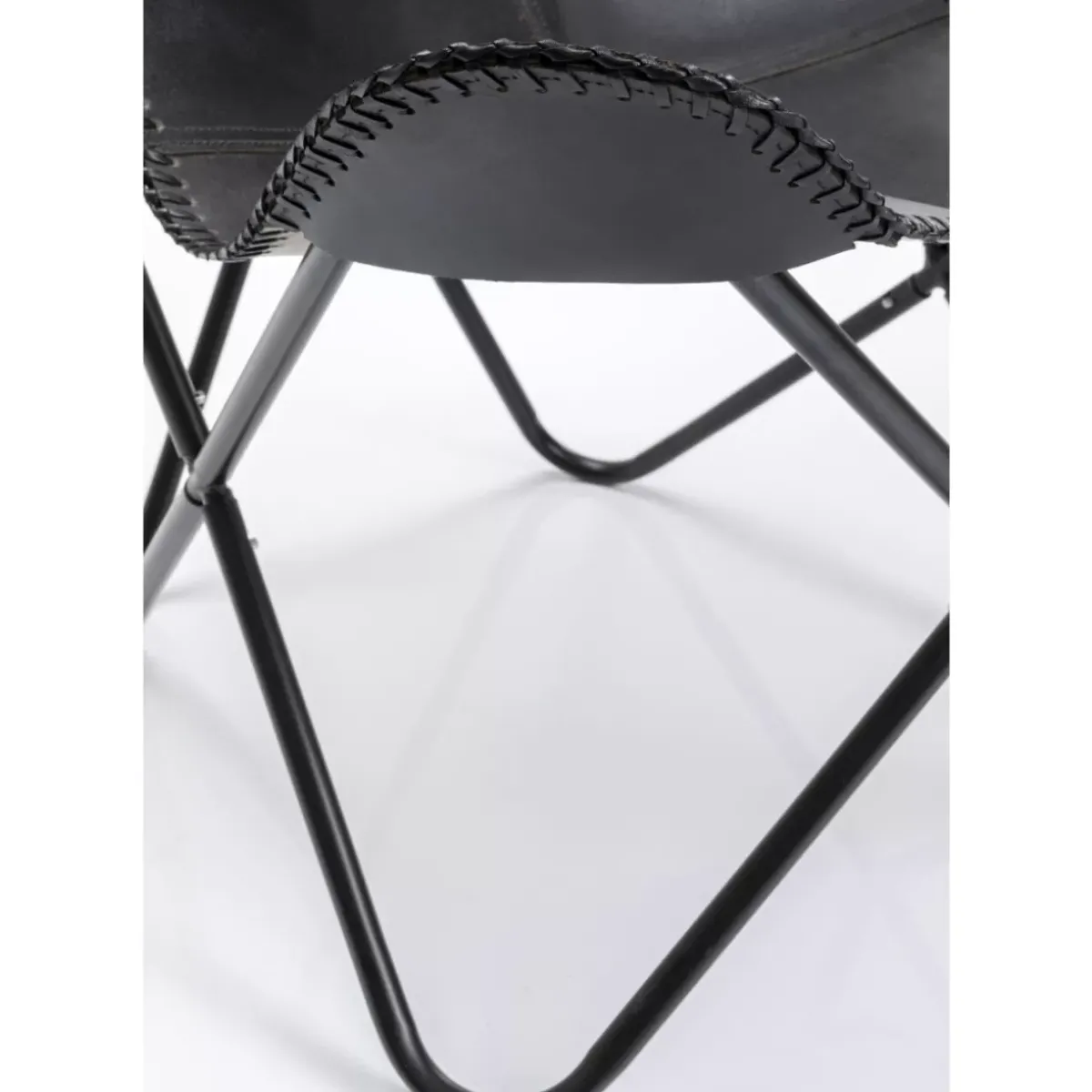 KARE Design Sessel California Leder Schwarz- Sessel