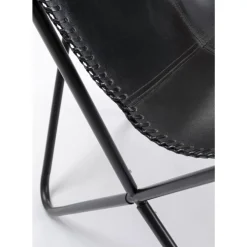 KARE Design Sessel California Leder Schwarz- Sessel