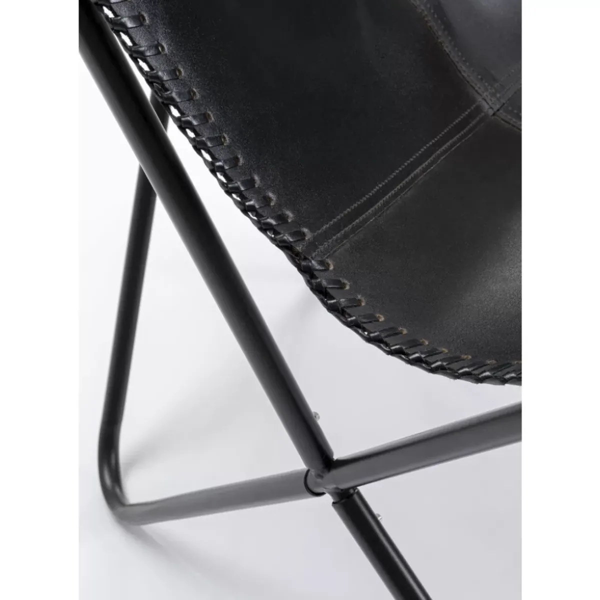 KARE Design Sessel California Leder Schwarz- Sessel