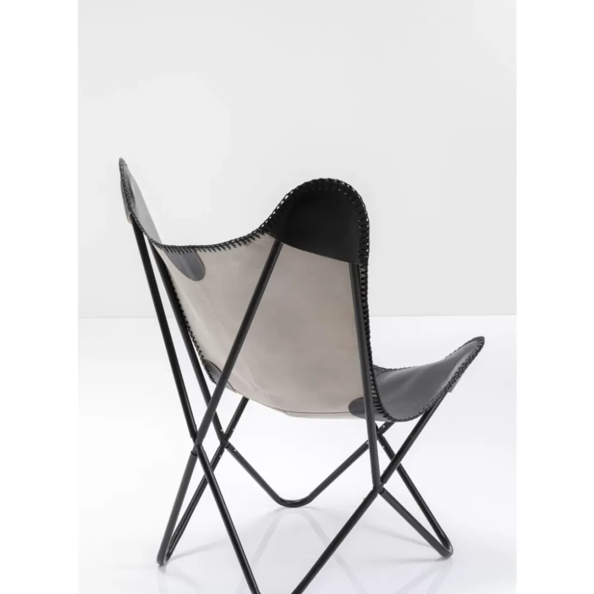 KARE Design Sessel California Leder Schwarz- Sessel