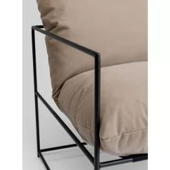 KARE Design Sessel Cuby Garden Grau- Outdoormöbel